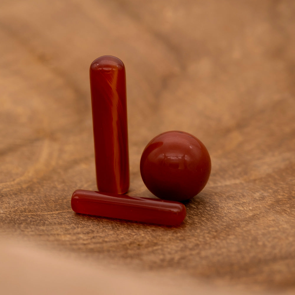 Kraftstein Roter Jaspis Größe XS