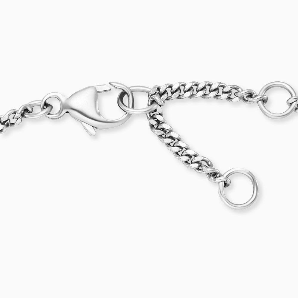 Kinder Armband 925er Silber Bärchen und Herz mit Gravurplatte