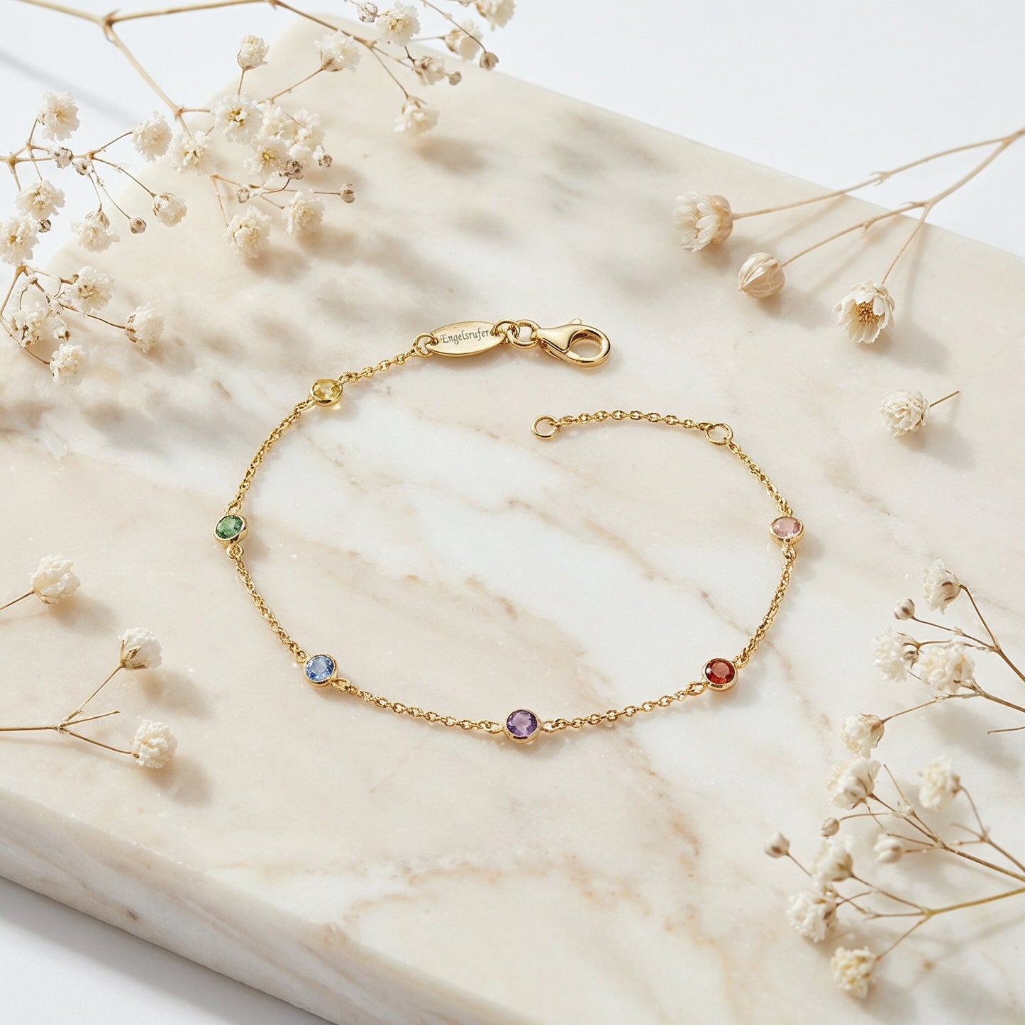 Armband 925er Silber Moonlight mit Zirkonia Multicolor gold · multicolor