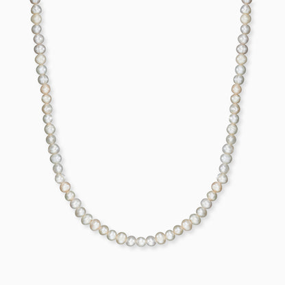 Halskette 925er Silber mit Süßwasserperlen 40 cm