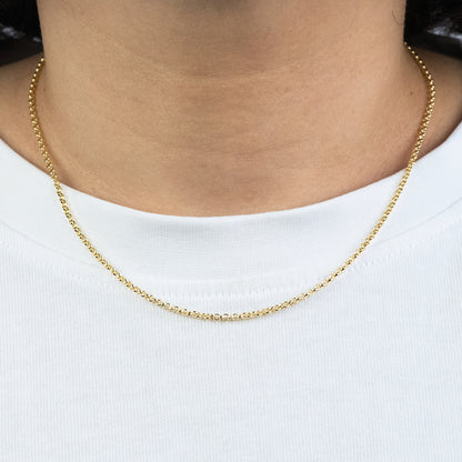 Erbskette 925er Silber Gold