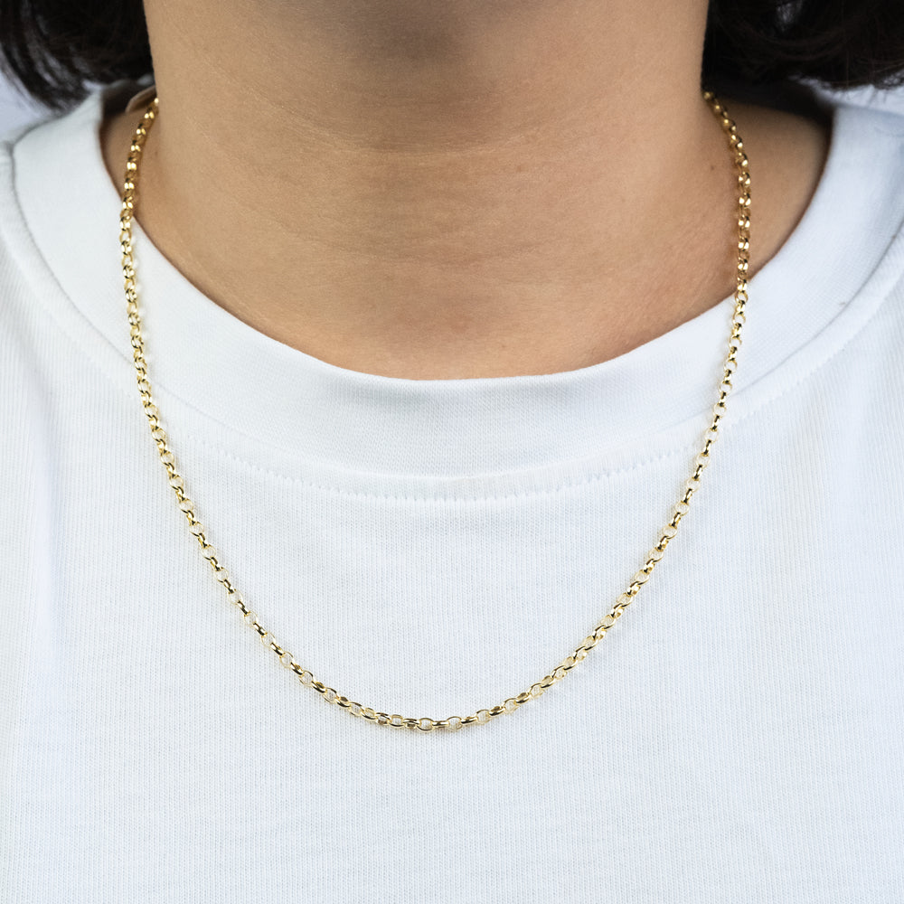 Ankerkette 925er Silber Gold