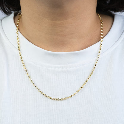 Ankerkette 925er Silber Gold