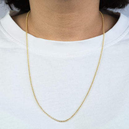 Erbskette 925er Silber Gold