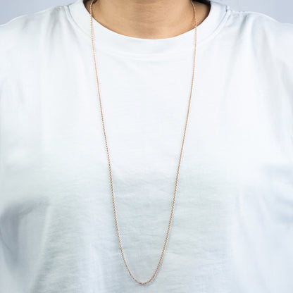 Erbskette 925er Silber Roségold