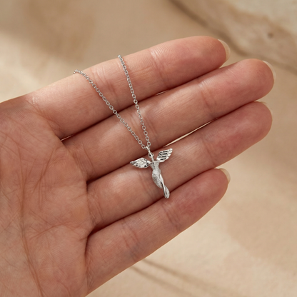 Halskette 925er Silber Schutzengel