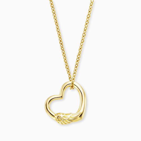 Halskette 925er Silber With Love Gold