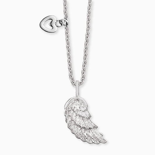 Kinder Halskette Edelstahl Flügel