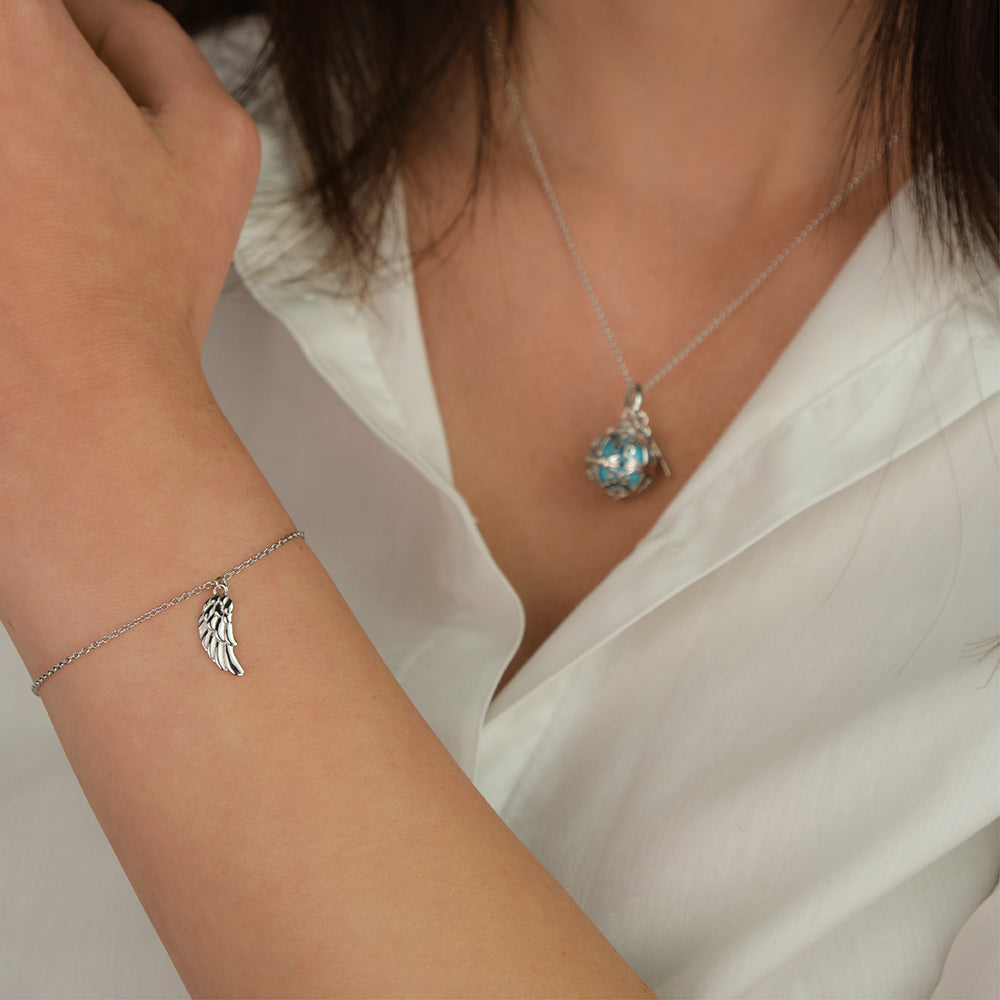 Engelsrufer women's silver bracelet with wings