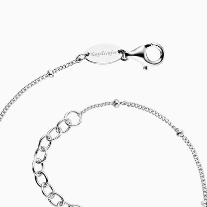 Engelsrufer women's bracelet silver heart with rose quartz stone