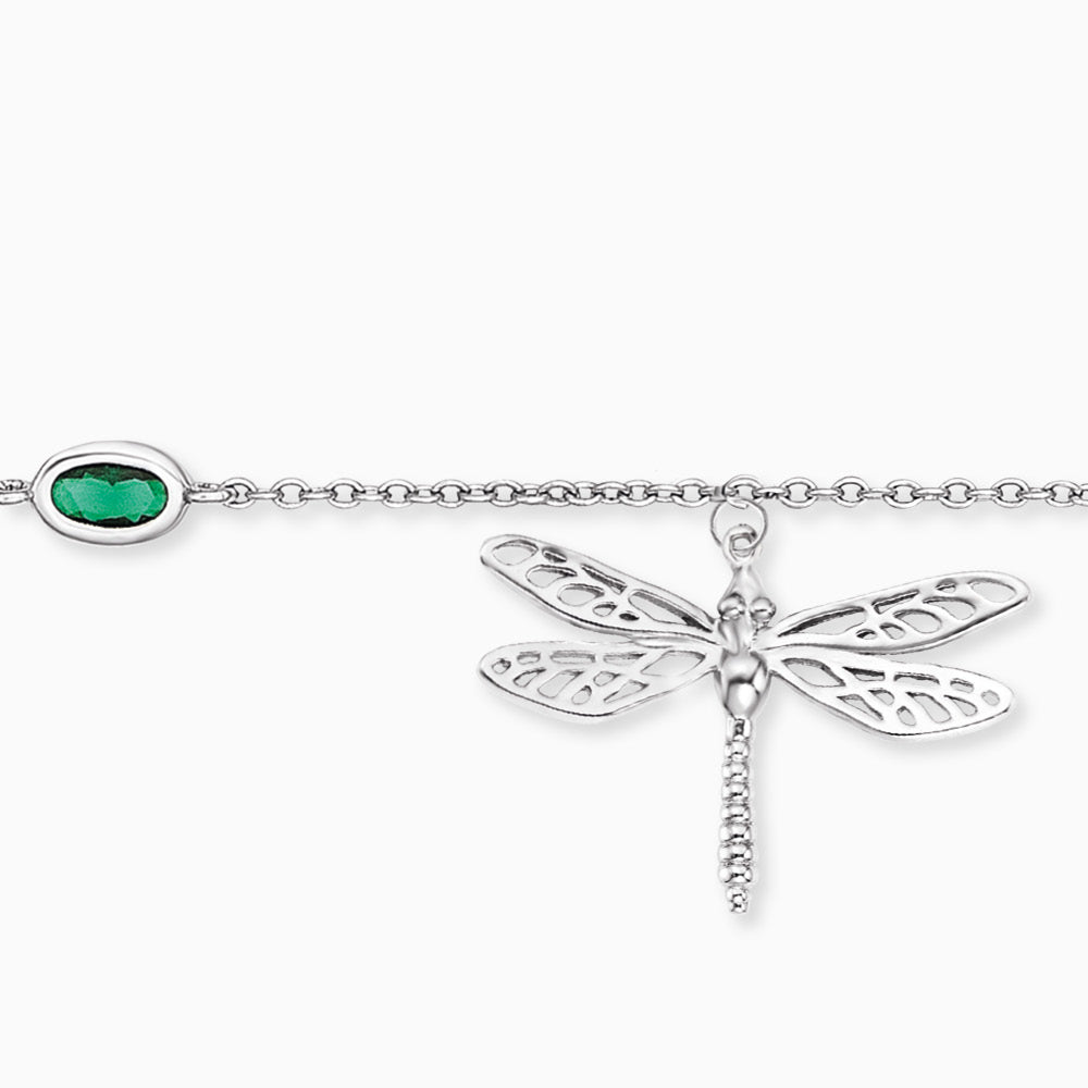 Engelsrufer women's bracelet Joynature with dragonflies and ginkgo pendant