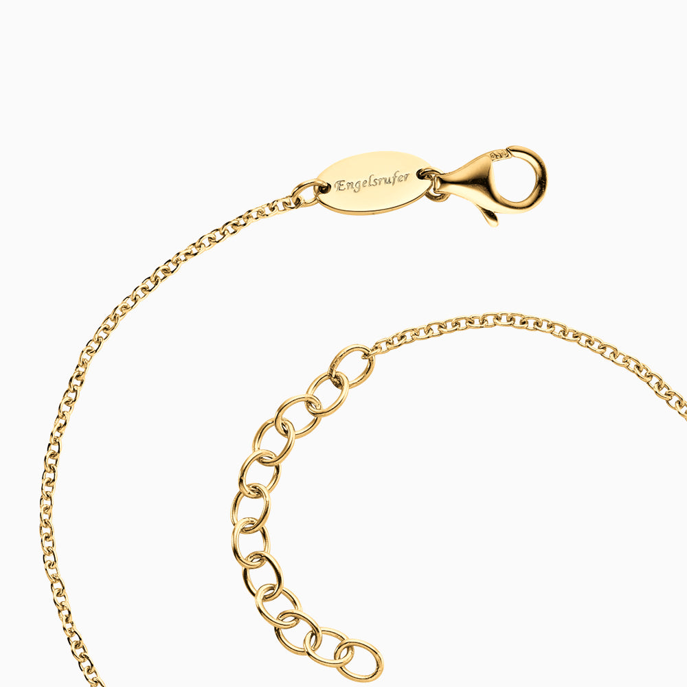 Engelsrufer women's bracelet with cross silver gold plated