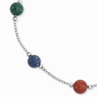 Engelsrufer bracelet with power stones malachite, lapis lazuli, red jasper powerful stone