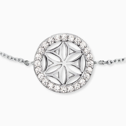 Engelsrufer Armband silber Lebensblume Symbol mit Zirkonia