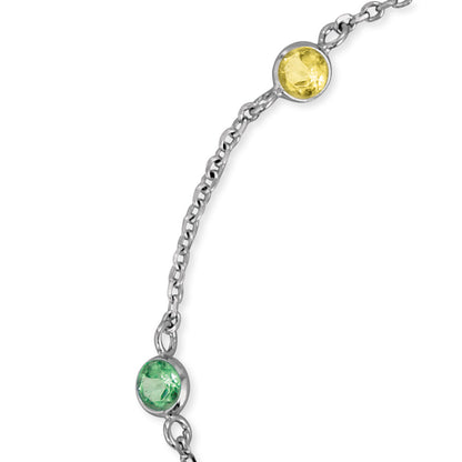 Engelsrufer women's bracelet Moonlight with multicolored zirconia