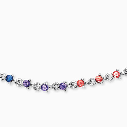 Engelsrufer bracelet multicolored zirconia stones with lobster clasp
