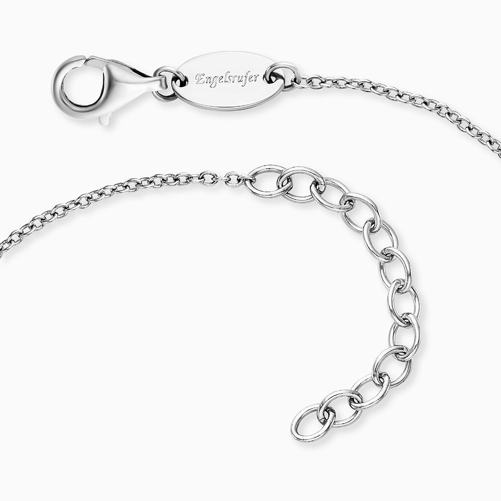 Engelsrufer women's bracelet sterling silver rose with zirconia