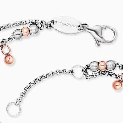 Engelsrufer Duo 2 in 1: Bracelet anklet BOHO bicolor with freshwater pearls
