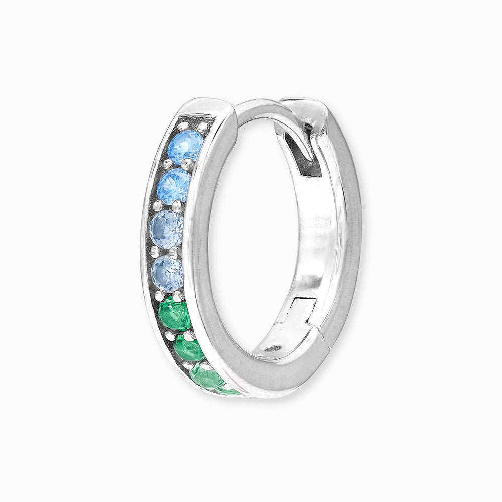 Engelsrufer women's creole silver rainbow with zirconia multicolor