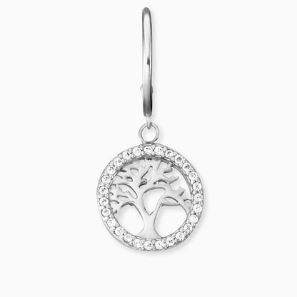 Engelsrufer hoop earrings silver earrings tree of life with zirconia