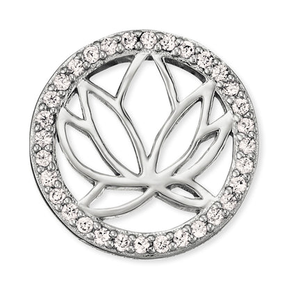 Engelsrufer earrings lotus silver with zirconia