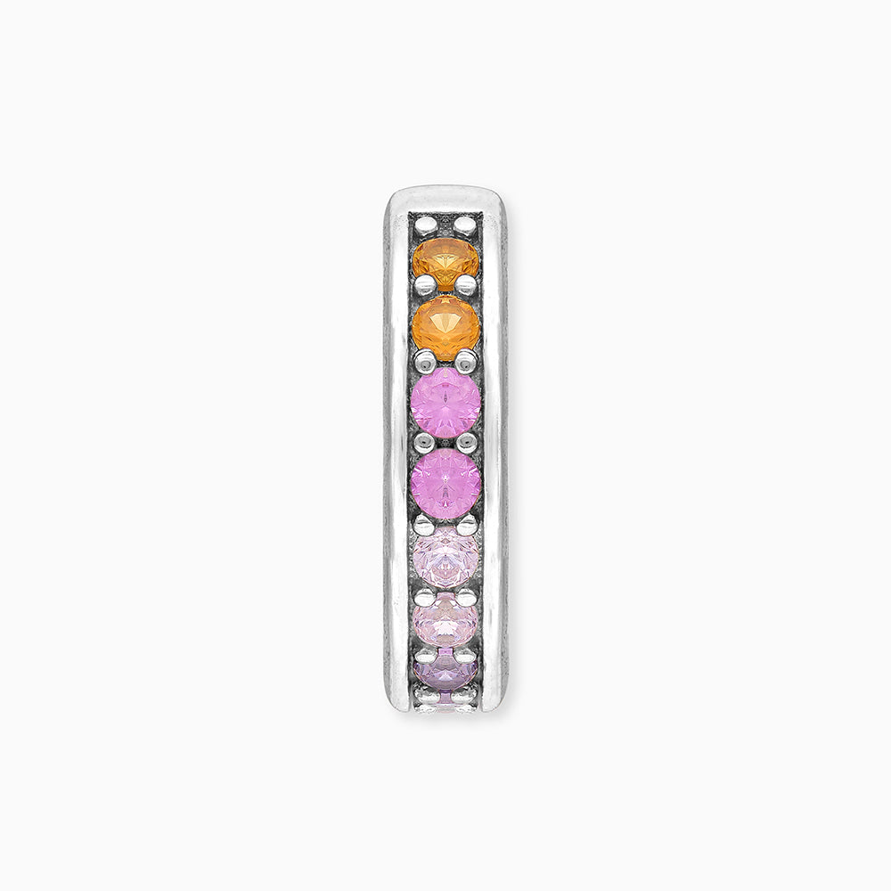 Engelsrufer Creole silver rainbow with zirconia multicolor