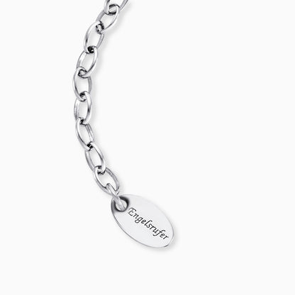 Engelsrufer anklet heart stainless steel ladies with pearls rose