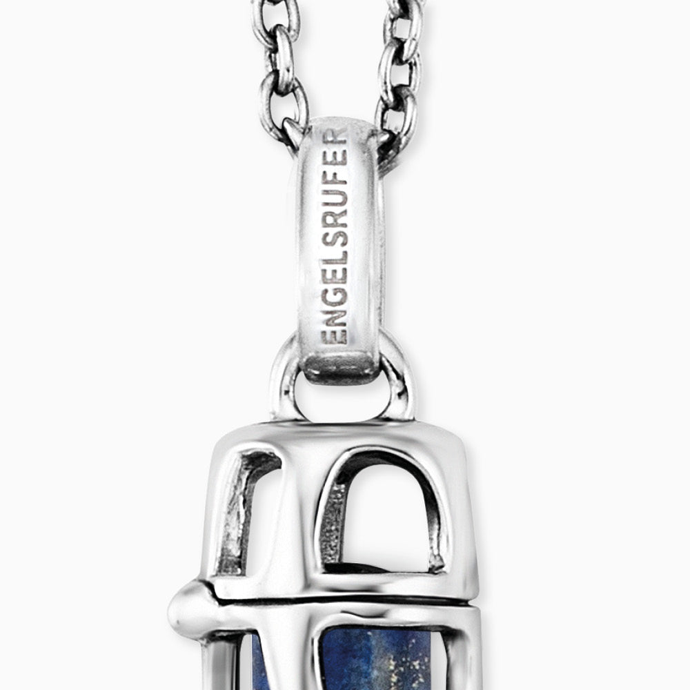 Engelsrufer women's necklace with pendant silver with lapis lazuli power stone size S