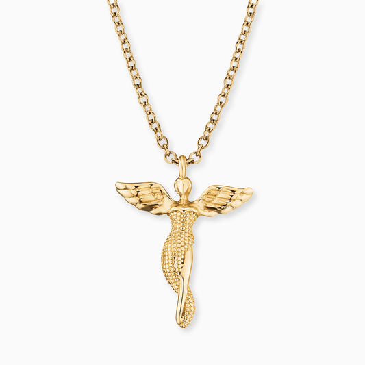 Engelsrufer women's gold necklace with angel pendant