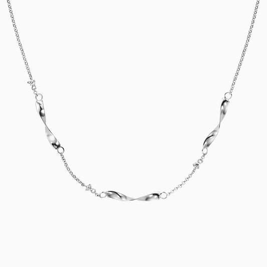 Engelsrufer silver women's necklace twist with zirconia