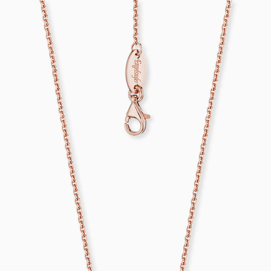 Engelsrufer women's necklace anchor chain 4-fold rose gold in different sizes