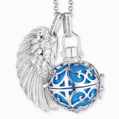 Engelsrufer pendant wing silver with sparkling zirconia stones