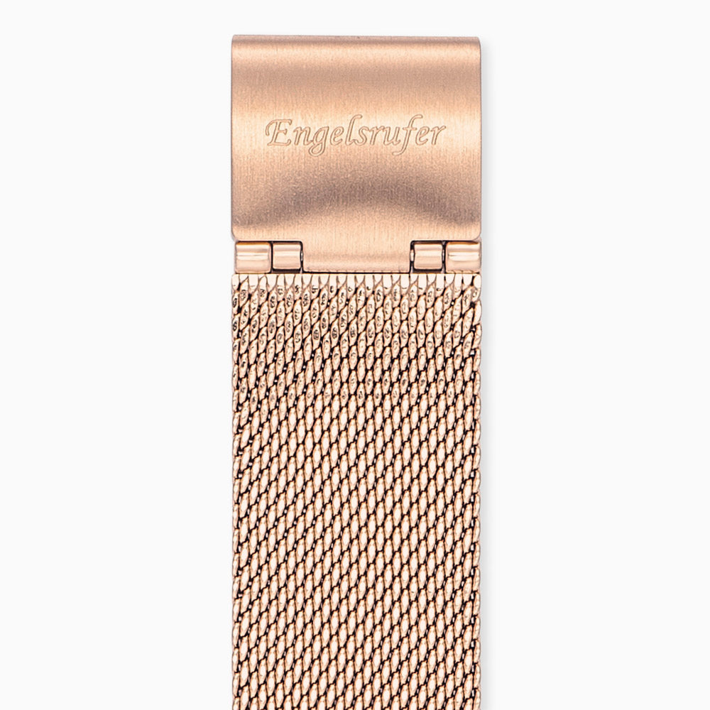 Engelsrufer Uhren Mesh Armband rose 14 mm