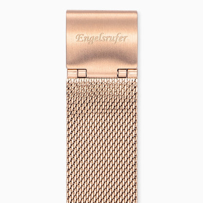 Engelsrufer watches mesh bracelet rose 14 mm