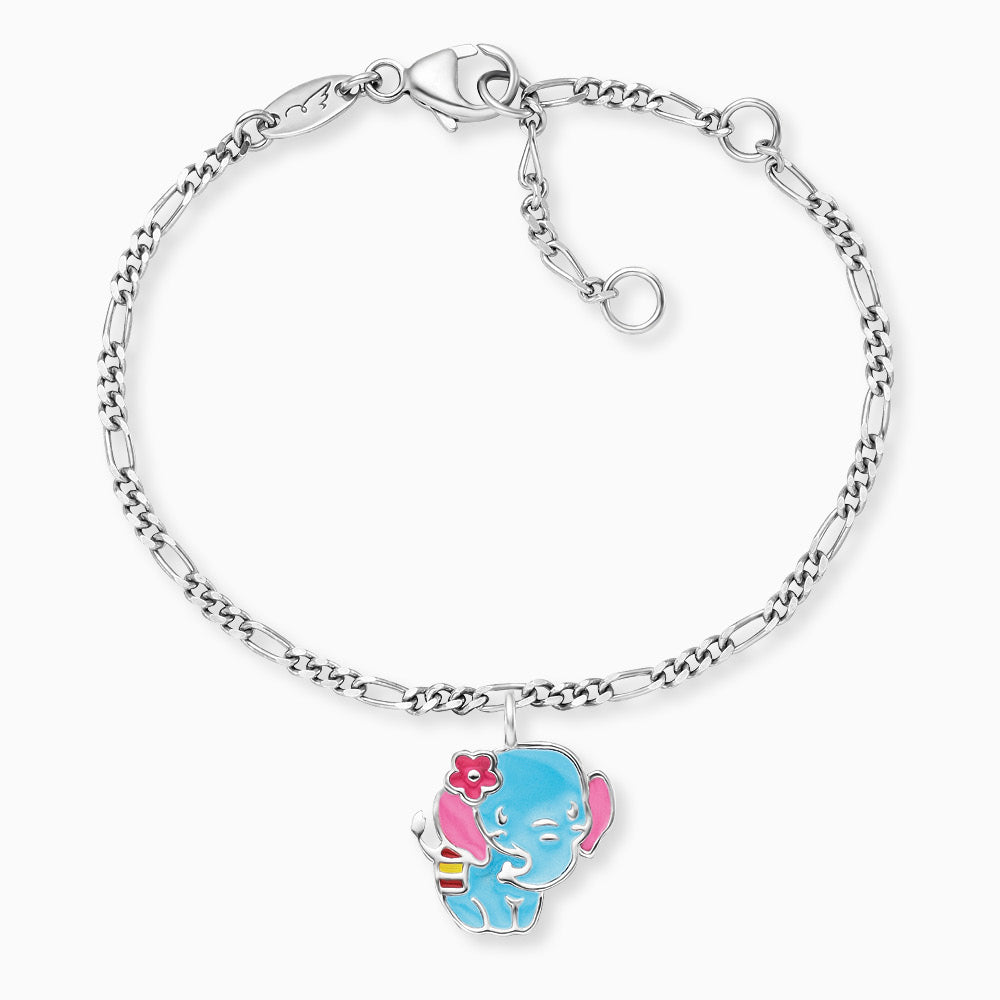 Engelsrufer Mädchen Kinderarmband Silber mit Elefant Anhänger