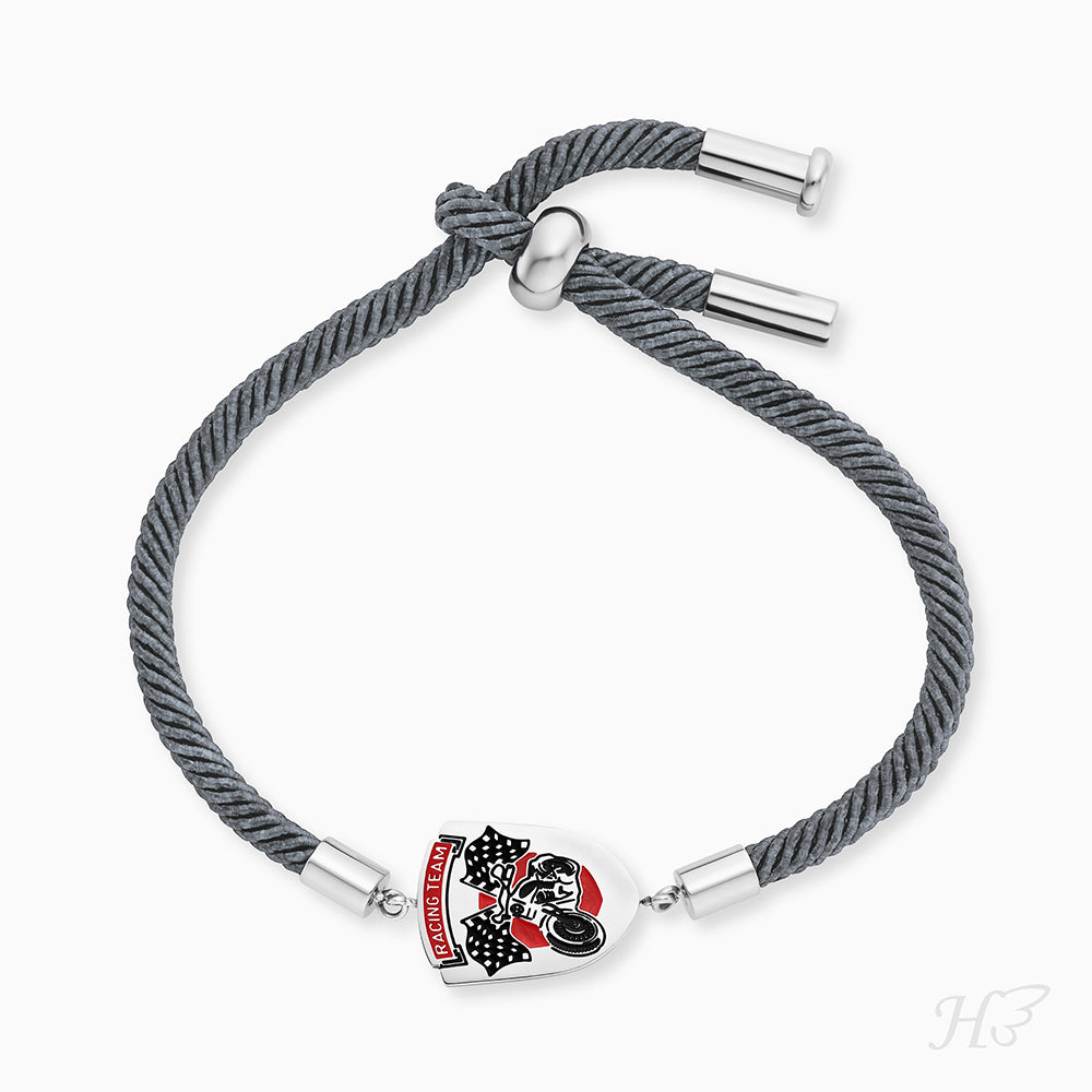 Engelsrufer children's bracelet boys stainless steel with enamel racing driver