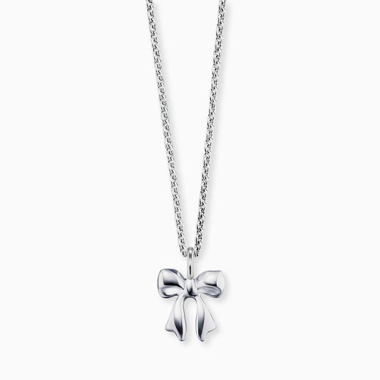 Engelsrufer girls' children's necklace silver with bow symbol
