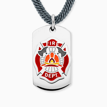 Engelsrufer children's chain boys stainless steel with enamel fire brigade