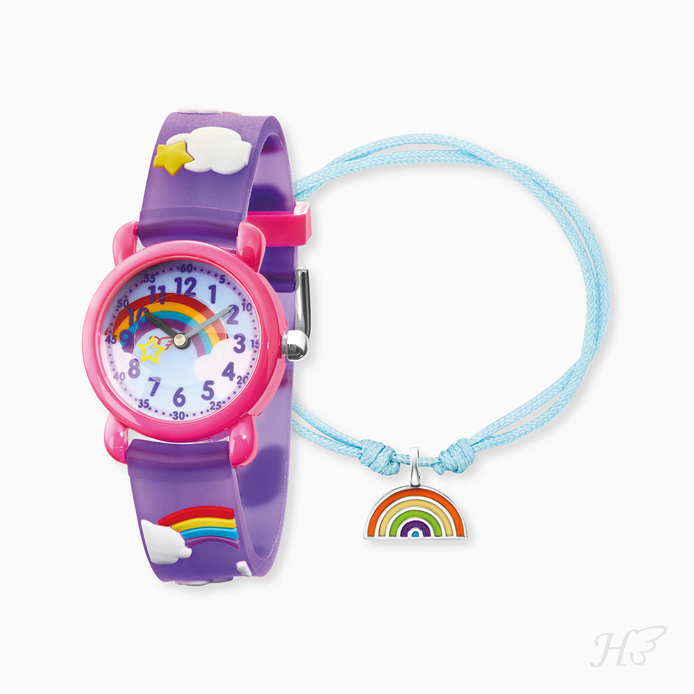 Engelsrufer children's watch set with rainbow motifs