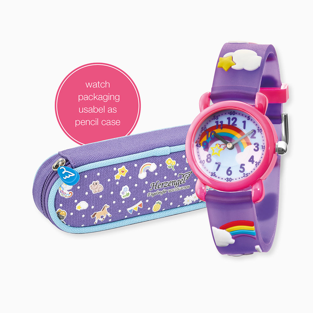 Engelsrufer children's watch set with rainbow motifs