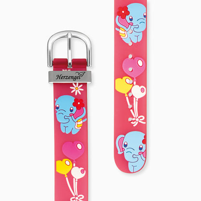 Engelsrufer children's watch elephant, heart balloons, flowers including pencil case